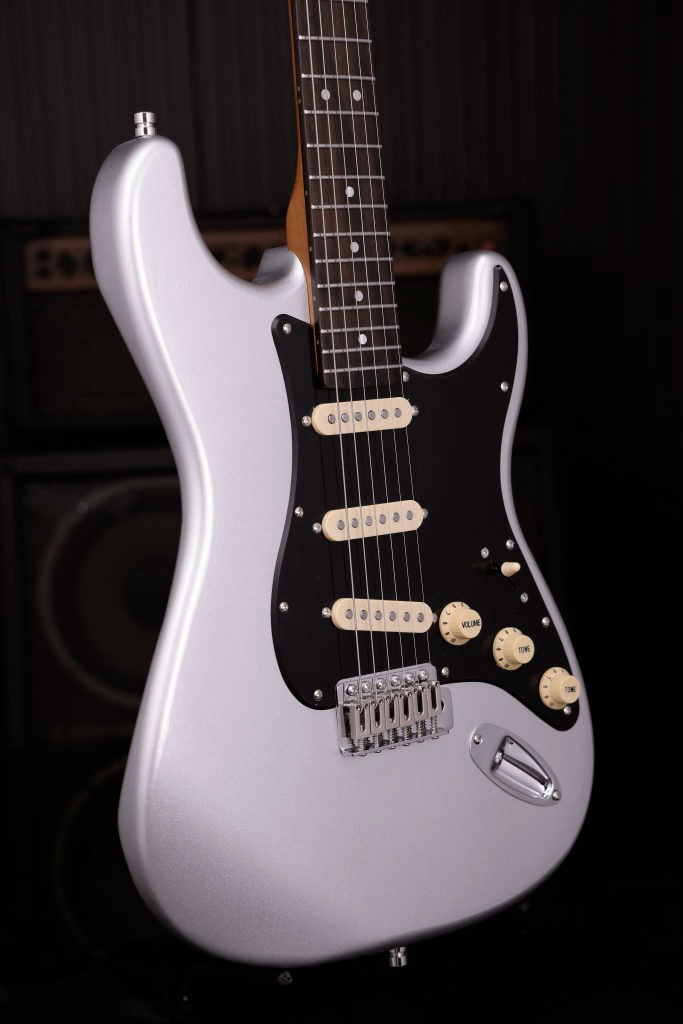 Patina Guitars Ps3 Sl 3s Trem Rw - Silver - Elektrische gitaar in Strat vorm - Variation 2