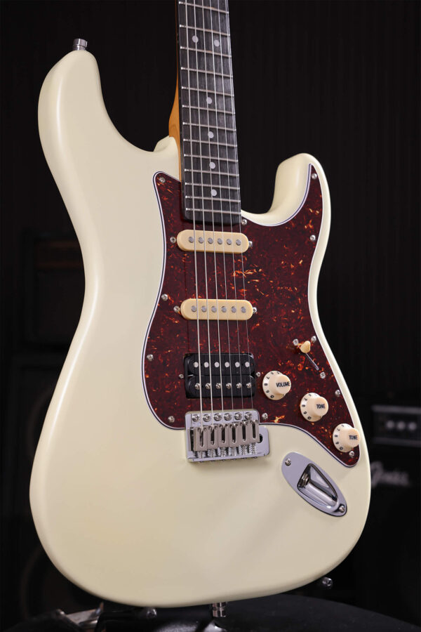 Patina Guitars Ps4 Ow Hss Trem Rw - Olympic White - Elektrische gitaar in Strat vorm - Variation 2