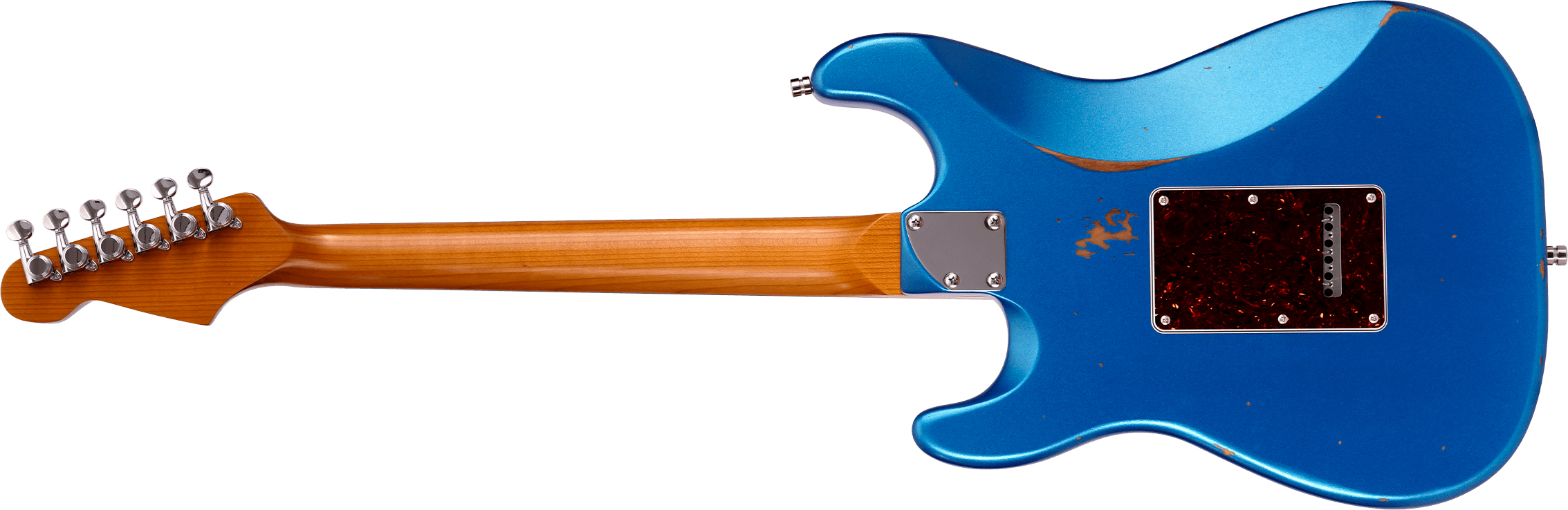 Patina Guitars Ps7 Lpb R Hss Trem Rw - Lake Placid Blue - Elektrische gitaar in Strat vorm - Variation 1
