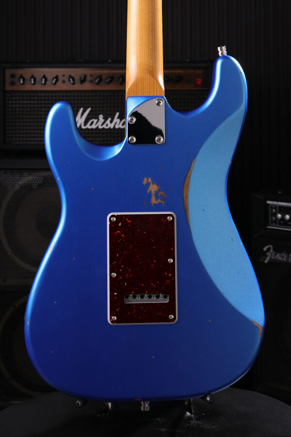 Patina Guitars Ps7 Lpb R Hss Trem Rw - Lake Placid Blue - Elektrische gitaar in Strat vorm - Variation 3