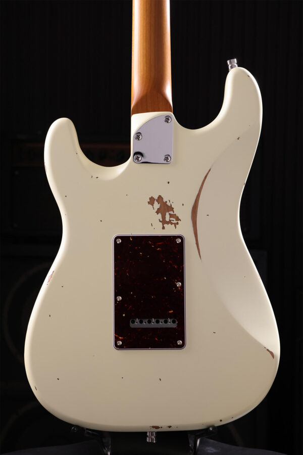 Patina Guitars Ps7 Ow R Hss Trem Rw - Olympic White - Elektrische gitaar in Strat vorm - Variation 3