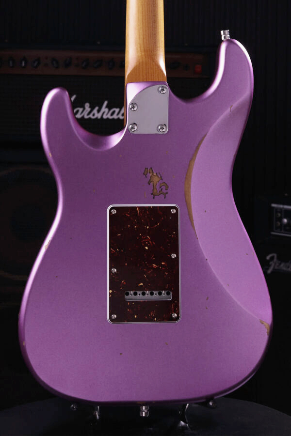 Patina Guitars Ps7 Pp R Hss Trem Rw - Purple Relic - Elektrische gitaar in Strat vorm - Variation 3