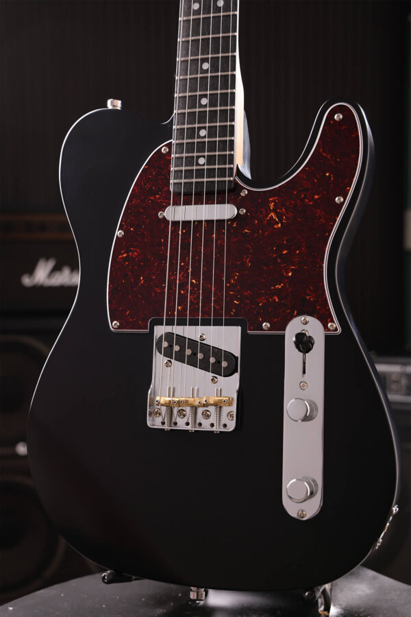 Patina Guitars Pt3 Bk 2s Ht Rw - Black - Televorm elektrische gitaar - Variation 2