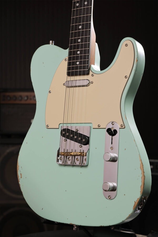 Patina Guitars Pt6 Sfg R 2s Ht Rw - Seafoam Green - Televorm elektrische gitaar - Variation 2