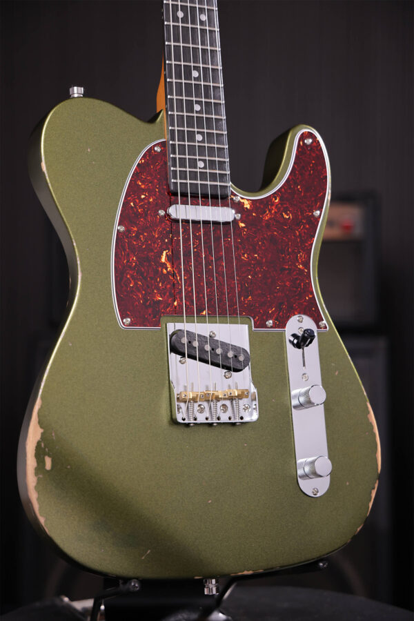 Patina Guitars Pt6 Sgr R 2s Ht Rw - Sherwood Green Relic - Televorm elektrische gitaar - Variation 2
