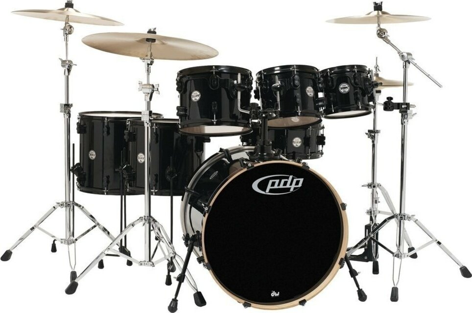 Pdp Pd806067 Concept Maple 7 FÛts - 6 FÛts Et + - Pearlescent Black - Stage drumstel - Main picture