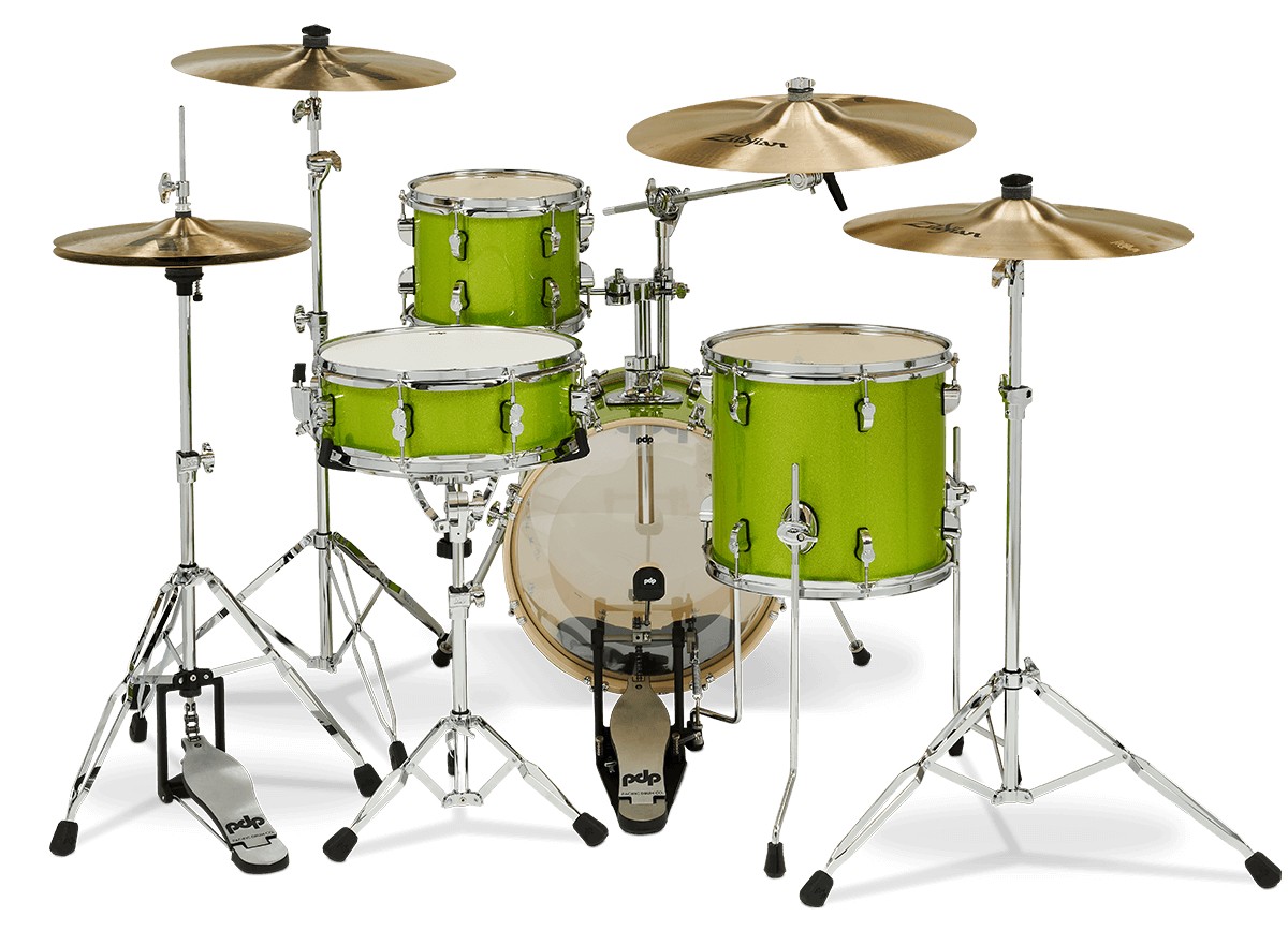 Pdp New-yorker Shellset - 4 FÛts - Rhodoid - Junior drumstel - Variation 1