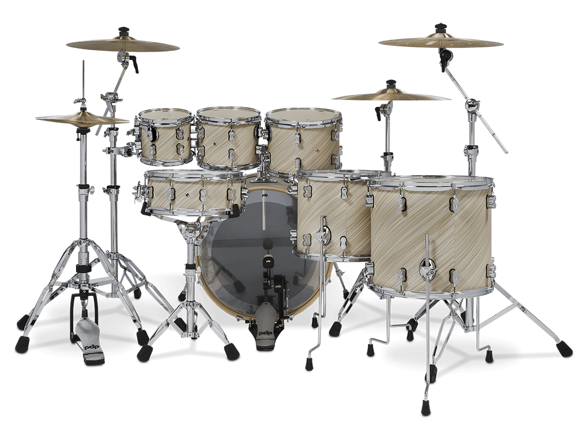 Pdp Pdcm2217ti Shellset Concept Maple - 6 FÛts Et + - Twisted Ivory - Standaard drumstel - Variation 1