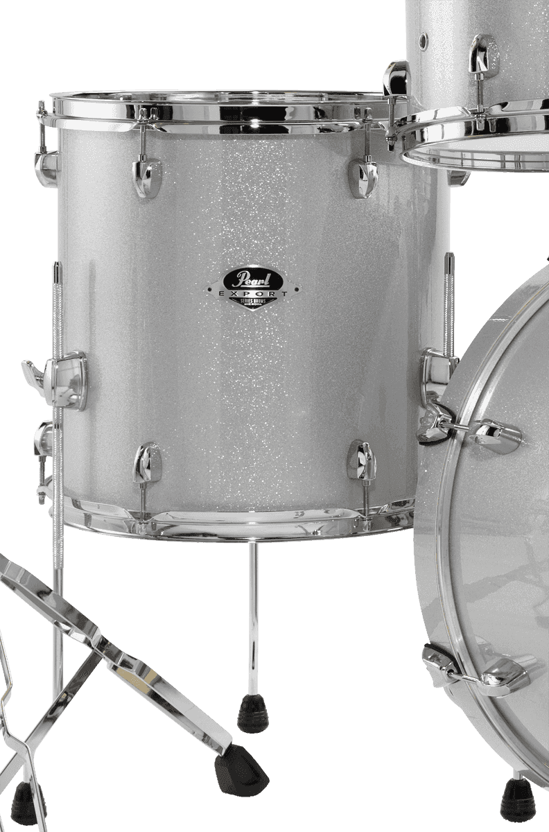 Tom Pearl Export Floor Tom 16"x16" artic sparkle wit