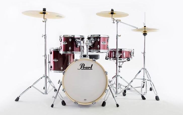 Pearl Exx705nbrc-864 Export Fusion 20 - Satin Scarlet - Fusion drumstel - Main picture