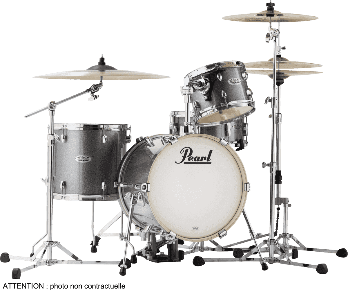 Pearl Kit Midtown Jazette 4 Futs - Grindstone Sparkle - Jazz drumstel - Main picture