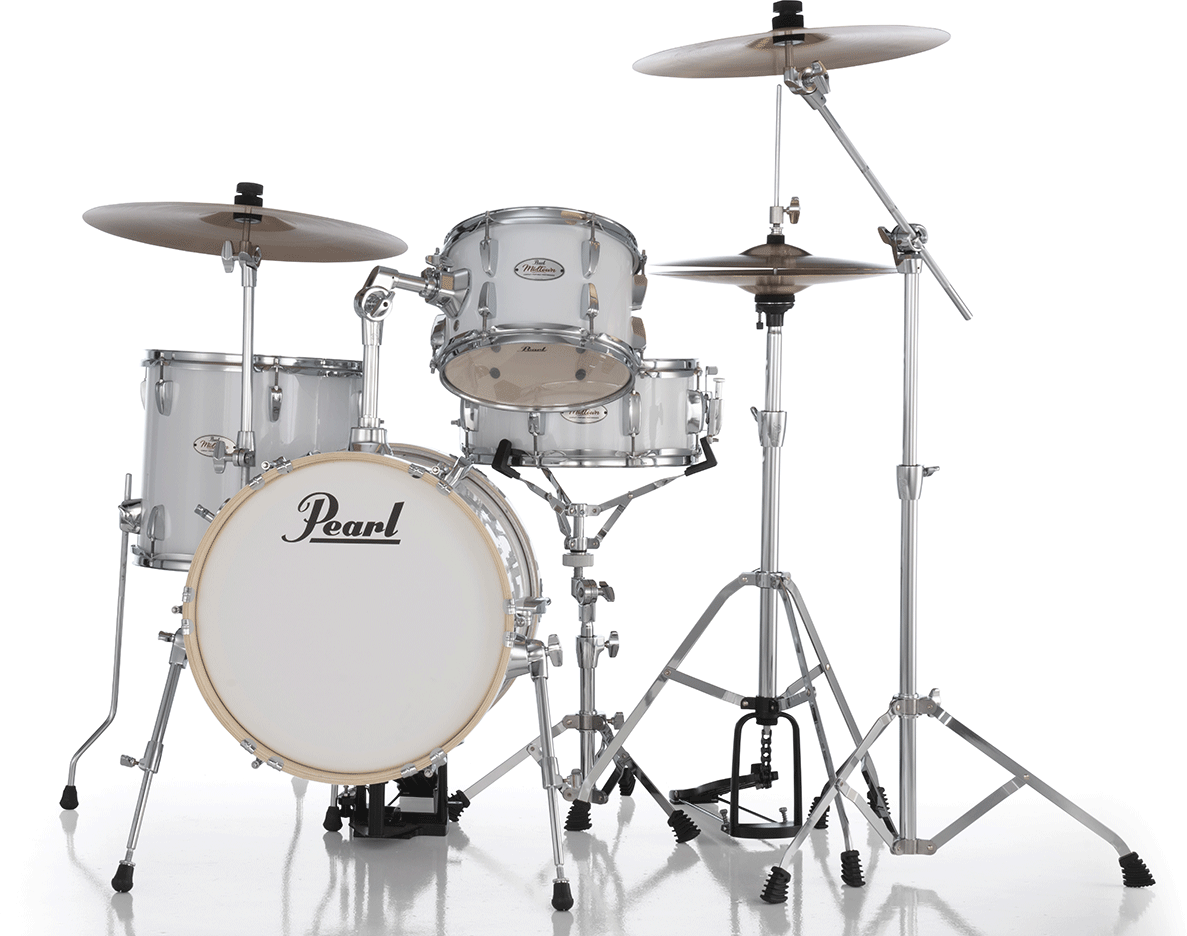 Pearl Kit Midtown Jazette 4 Futs - Pure White - Jazz drumstel - Main picture