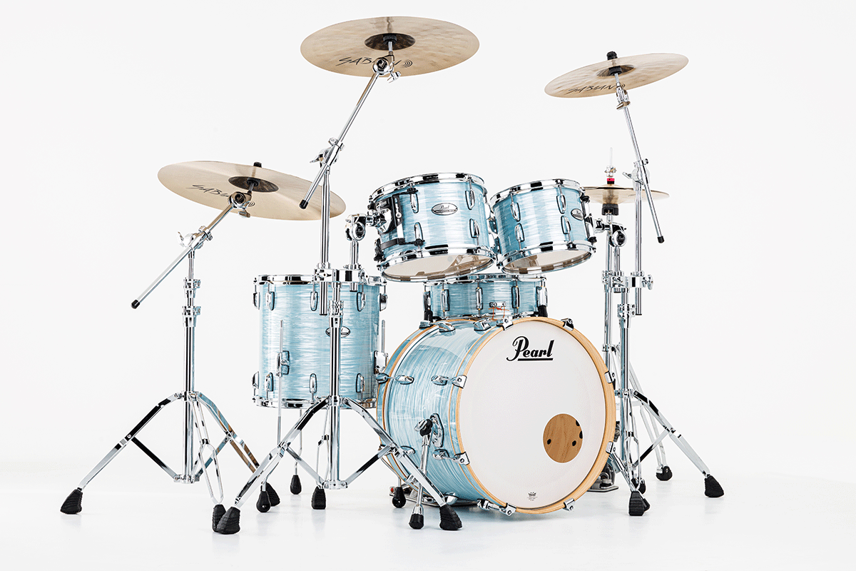 Pearl Pmx904xpc-414 Fusion 20 Pouces - 4 FÛts - Ice Blue Oyster - Fusion drumstel - Main picture
