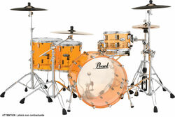 Rock drumstel Pearl CRB524FPC-732 Crystal Beat 2TB Rock 22 - 4 trommels - Tangerine glass