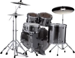 Rock drumstel Pearl Export Rock 22 - 5 trommels - Smokey chrome