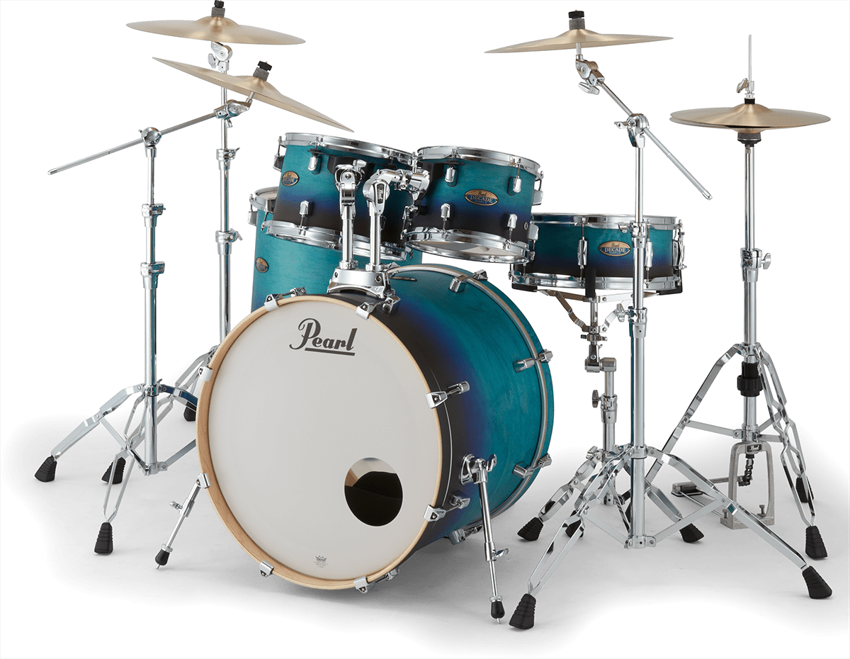 Pearl Decade Maple Stage 22 - Azure Daybreak - 5 FÛts - Azure Daybreak - Rock drumstel - Variation 2