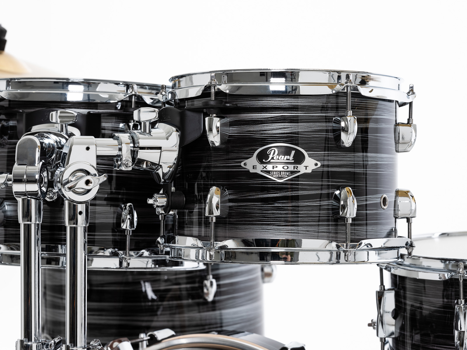 Pearl Export Fusion 20'' - 5 FÛts - Graphite Silver Twist - Fusion drumstel - Variation 5