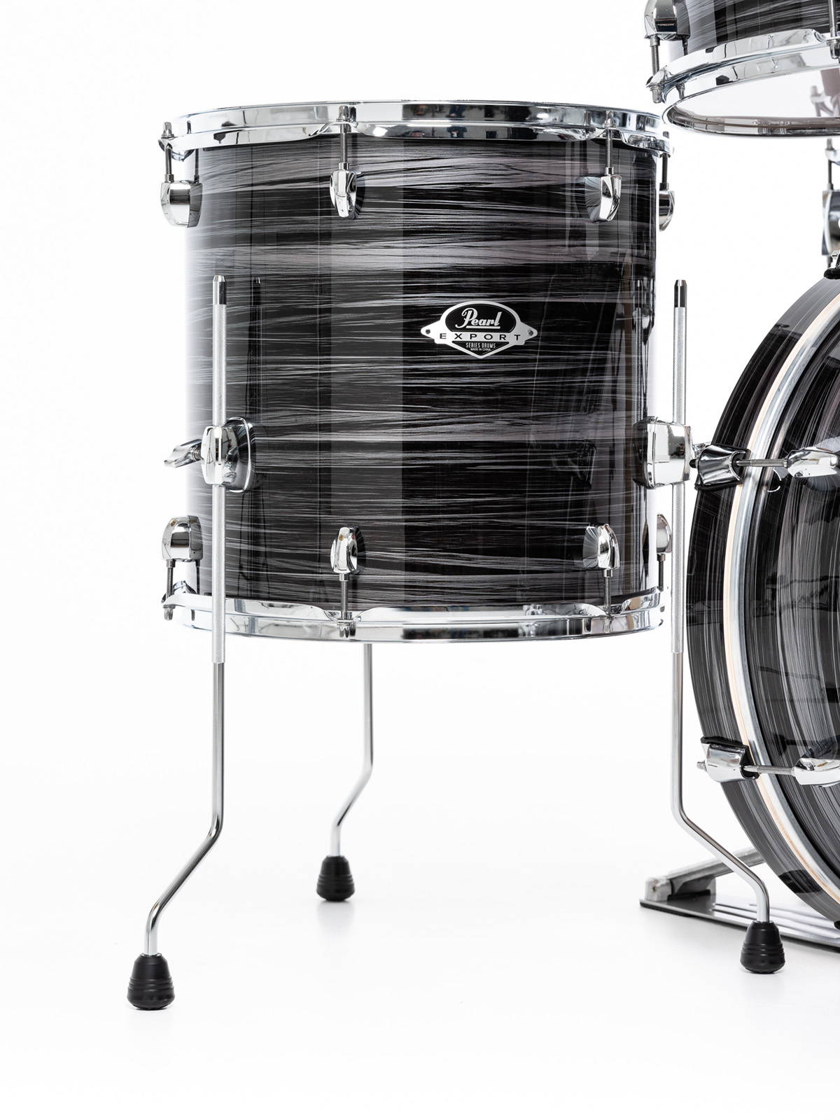 Pearl Export Fusion 20'' - 5 FÛts - Graphite Silver Twist - Fusion drumstel - Variation 6