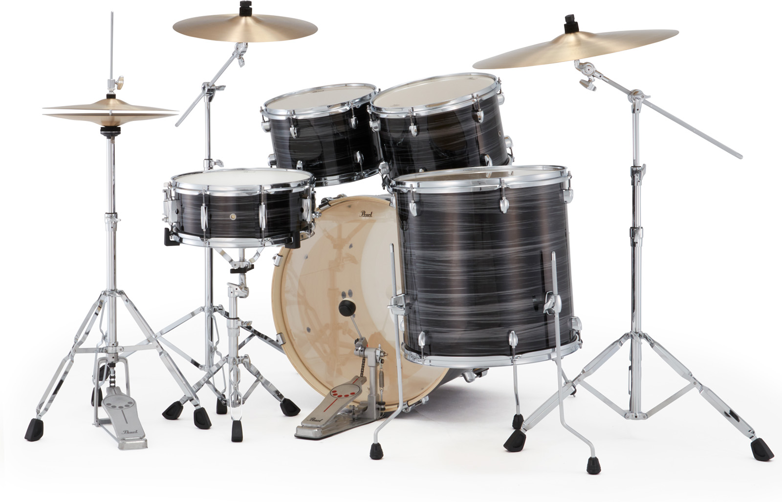 Pearl Export Standard 22'' - 5 FÛts - Graphite Silver Twist - Standaard drumstel - Variation 4