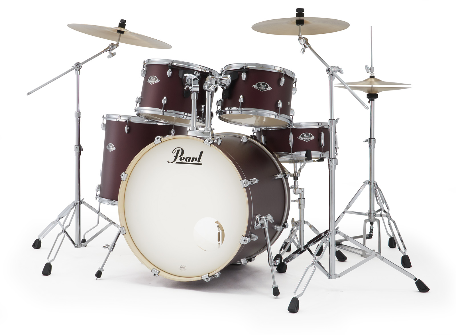 Pearl Exx725nbrc-864 Export Standard 22 - Satin Scarlet - Standaard drumstel - Variation 1