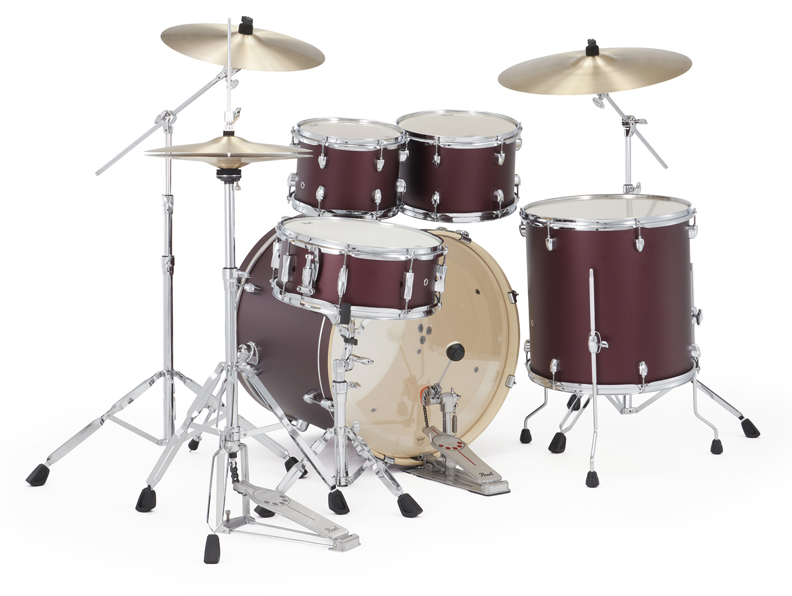 Pearl Exx725sbrc-864 Export Rock 22 - Satin Scarlet - Rock drumstel - Variation 1