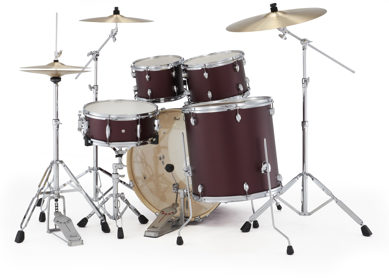 Pearl Exx725sbrc-864 Export Rock 22 - Satin Scarlet - Rock drumstel - Variation 2