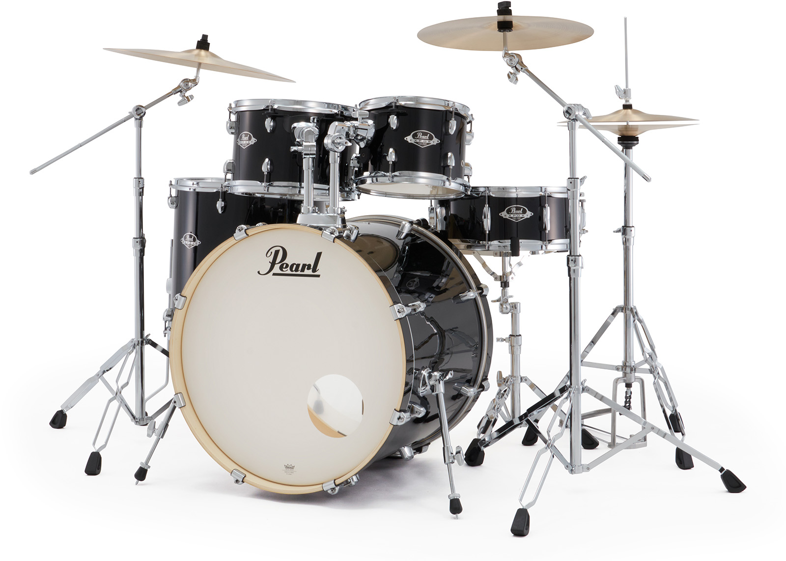 Pearl Exx725snbrc-31 Export Rock 22 - Jet Black - Rock drumstel - Variation 1