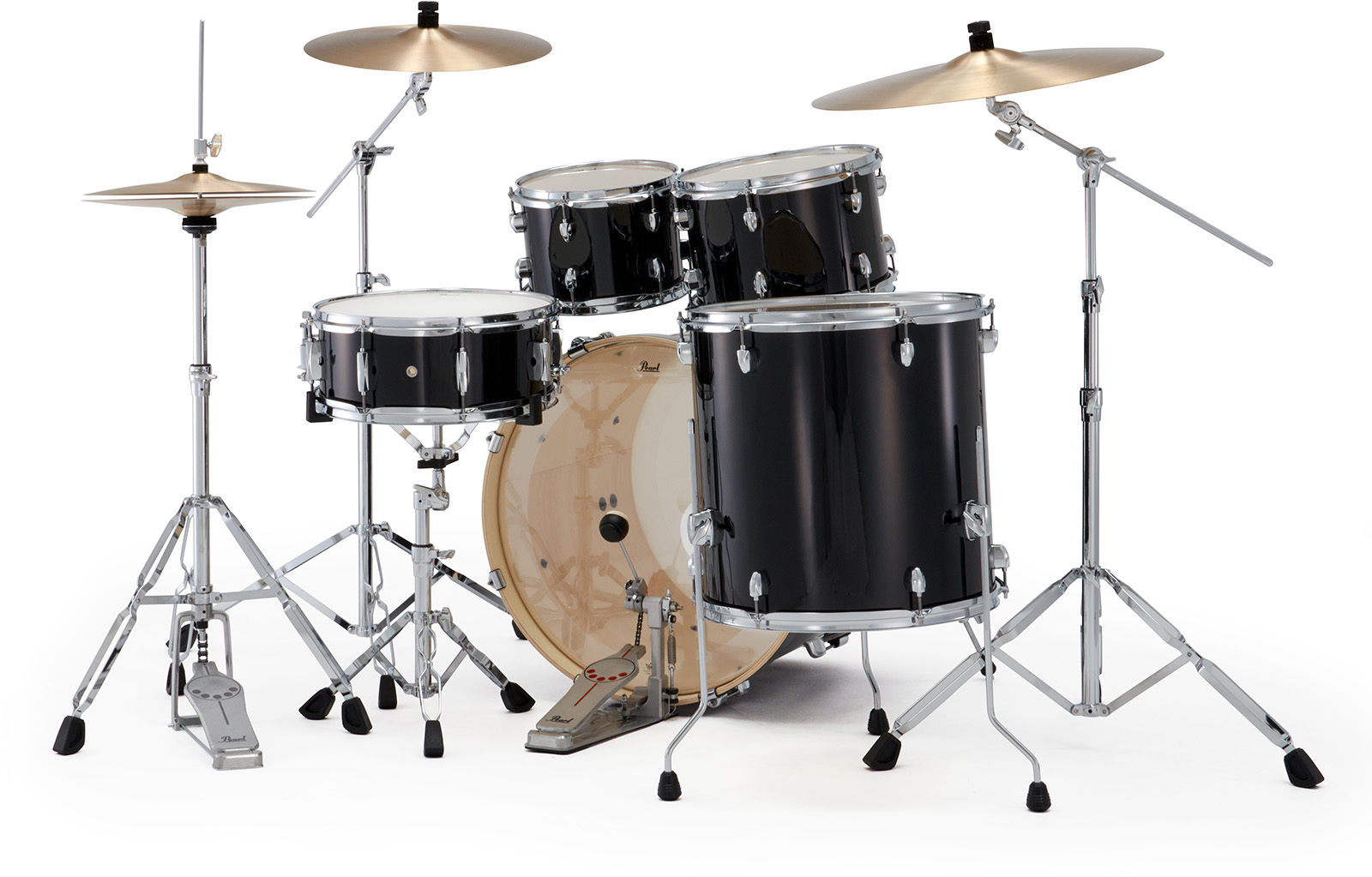 Pearl Exx725snbrc-31 Export Rock 22 - Jet Black - Rock drumstel - Variation 2