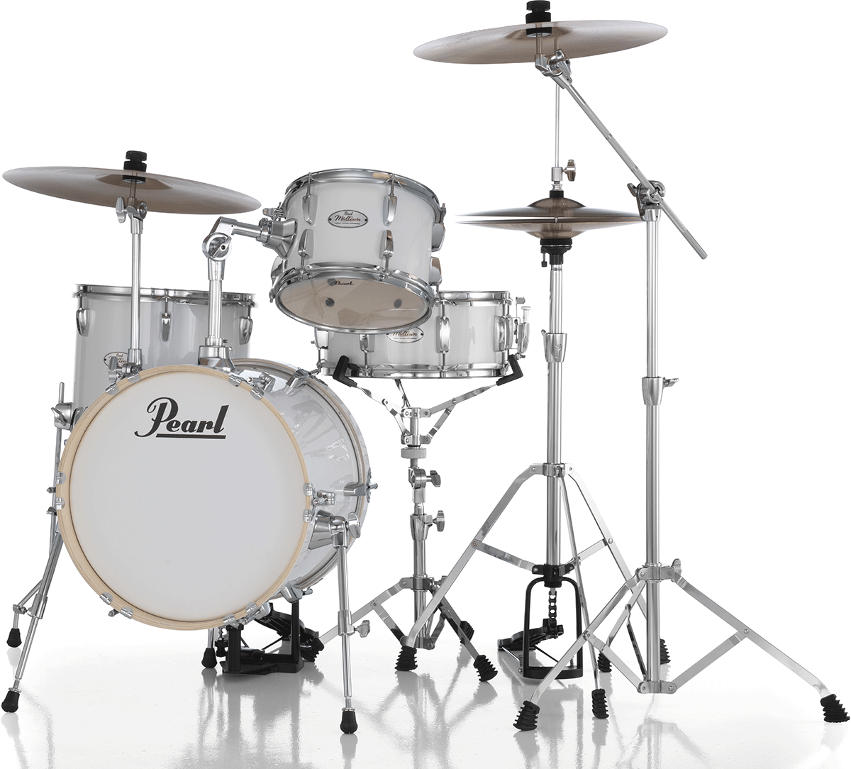 Pearl Kit Midtown Jazette 4 Futs - Pure White - Jazz drumstel - Variation 1