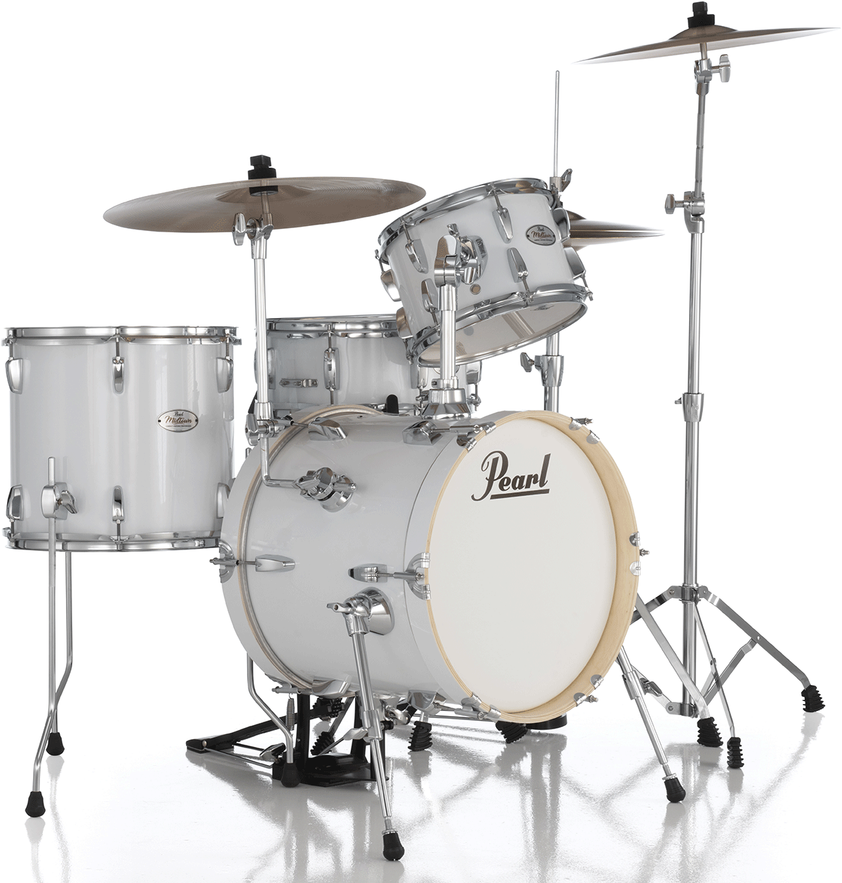 Pearl Kit Midtown Jazette 4 Futs - Pure White - Jazz drumstel - Variation 2