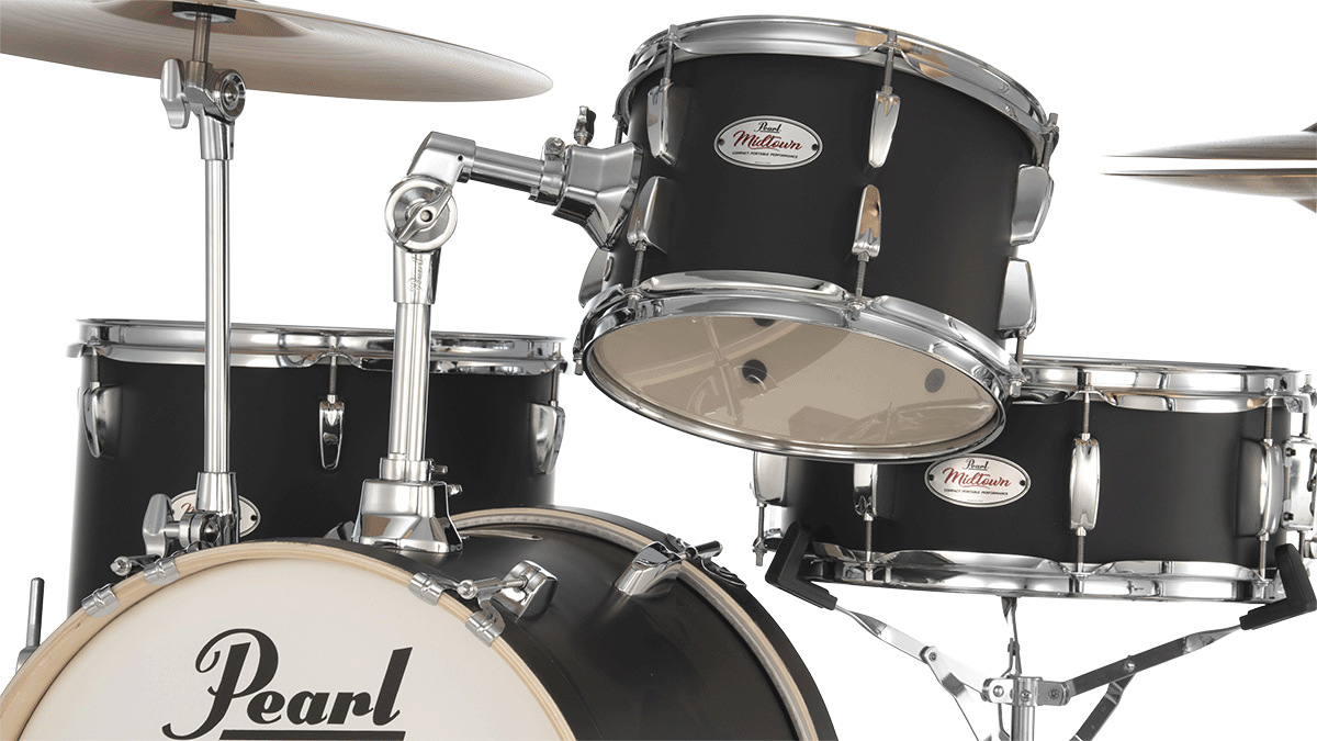 Pearl Kit Midtown Jazette 4 Futs - Matte Black - Jazz drumstel - Variation 3