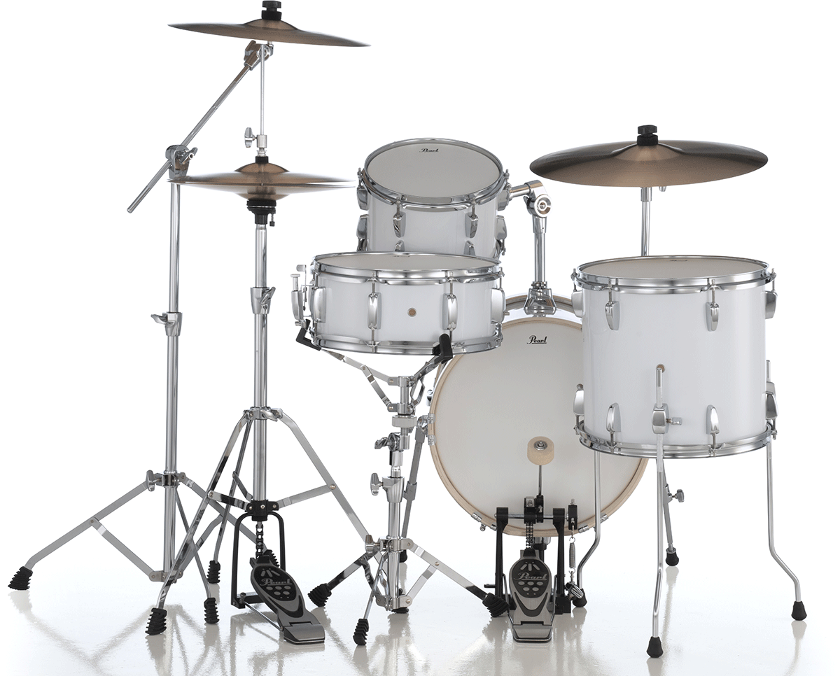 Pearl Kit Midtown Jazette 4 Futs - Pure White - Jazz drumstel - Variation 3