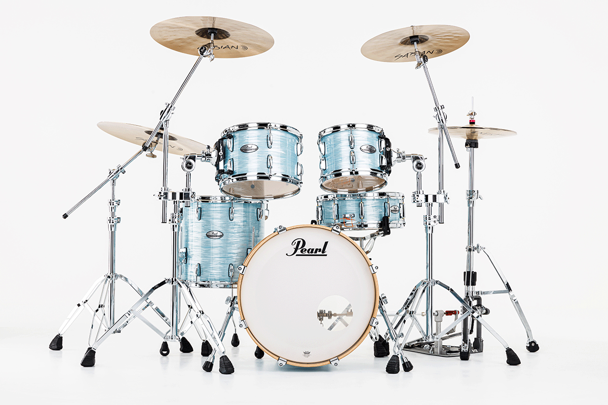 Pearl Pmx904xpc-414 Fusion 20 Pouces - 4 FÛts - Ice Blue Oyster - Fusion drumstel - Variation 1