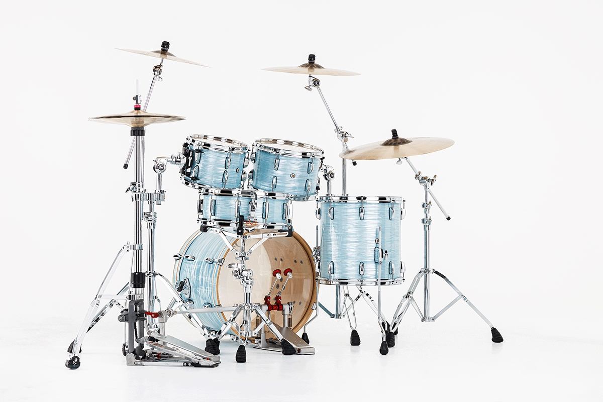 Pearl Pmx904xpc-414 Fusion 20 Pouces - 4 FÛts - Ice Blue Oyster - Fusion drumstel - Variation 4