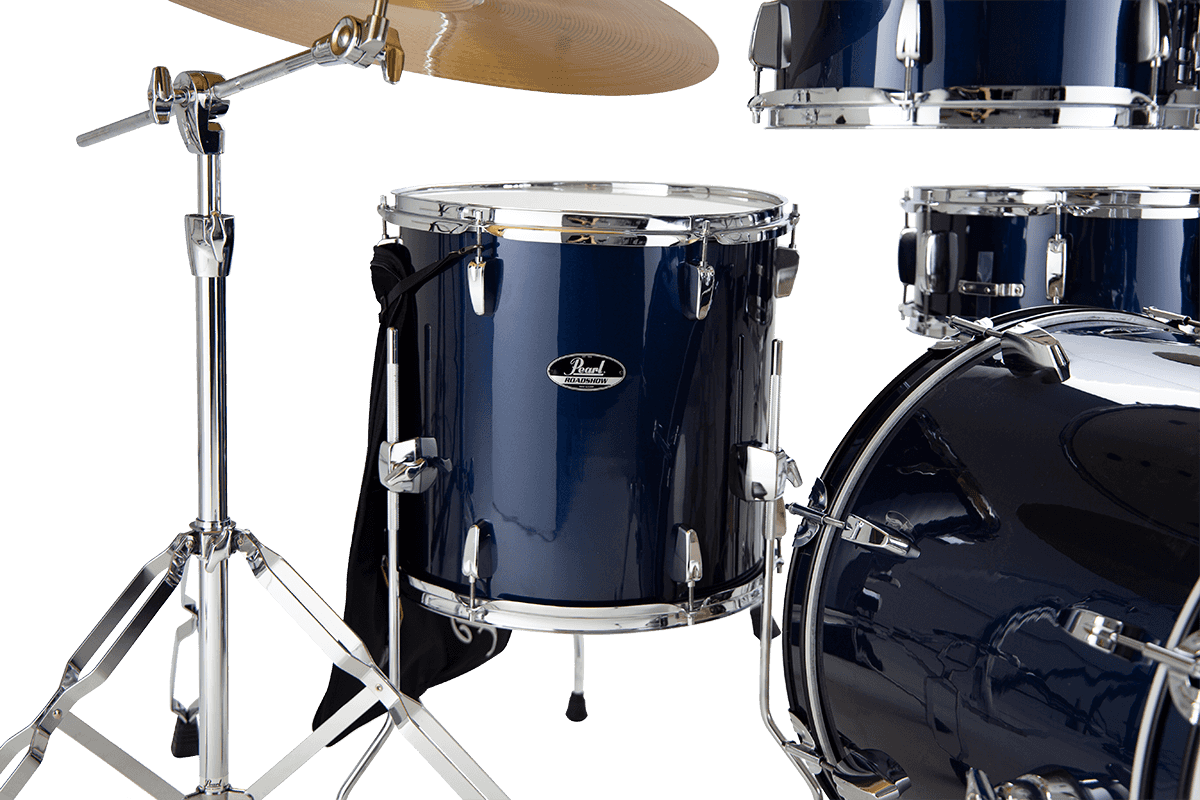 Pearl Roadshow Fusion 20 + B-50 + Ride 20 - 5 FÛts - Royal Blue Metallic - Fusion drumstel - Variation 4