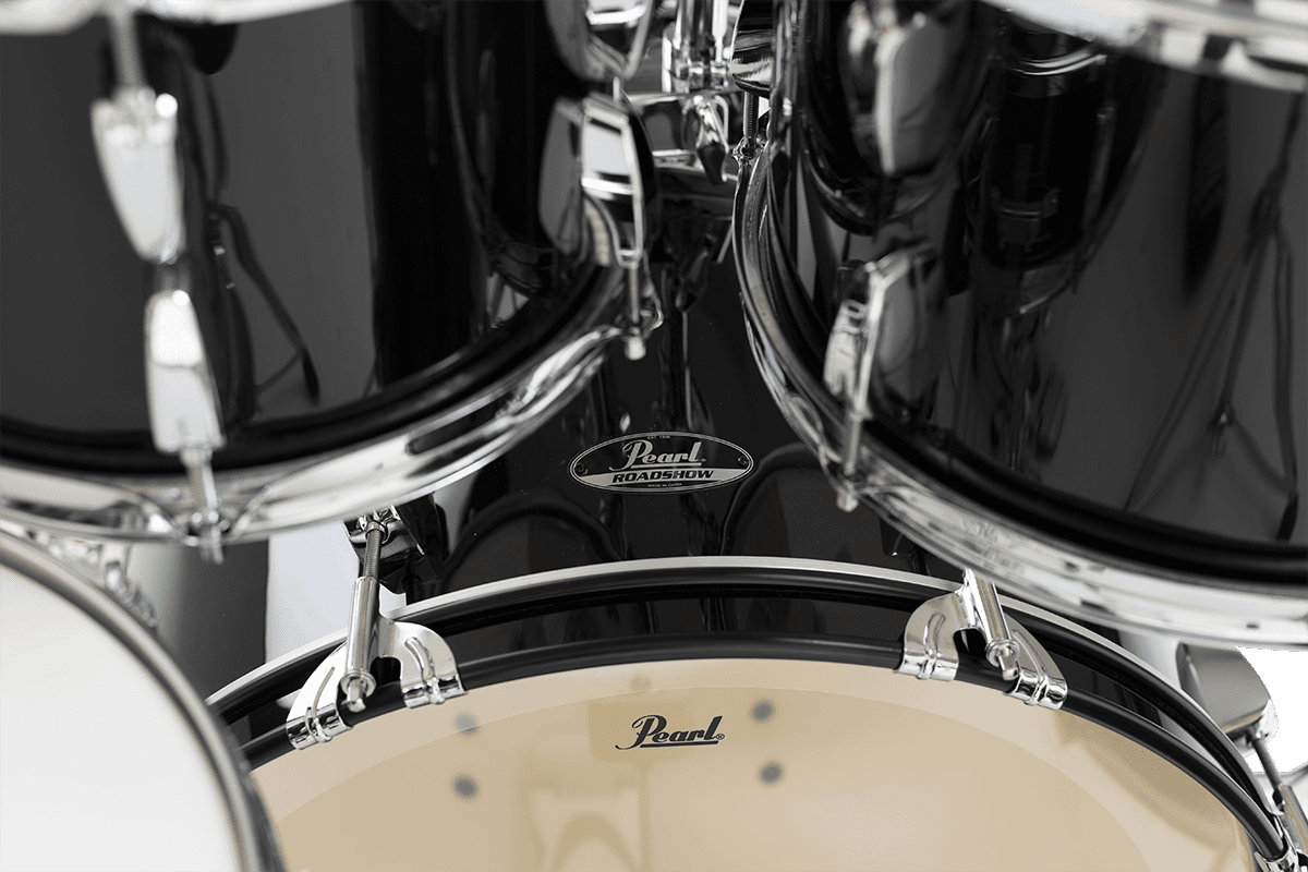 Pearl Roadshow Fusion 20 + B50 + Pack Solar Sabian Jet Black - 4 FÛts - Jet Black - Standaard drumstel - Variation 2