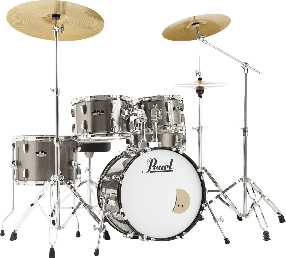 Pearl Roadshow Plus Junior 18'' + Pack Sabian Solar 3 Cy - 5 FÛts - Bronze Metallic - Junior drumstel - Variation 1