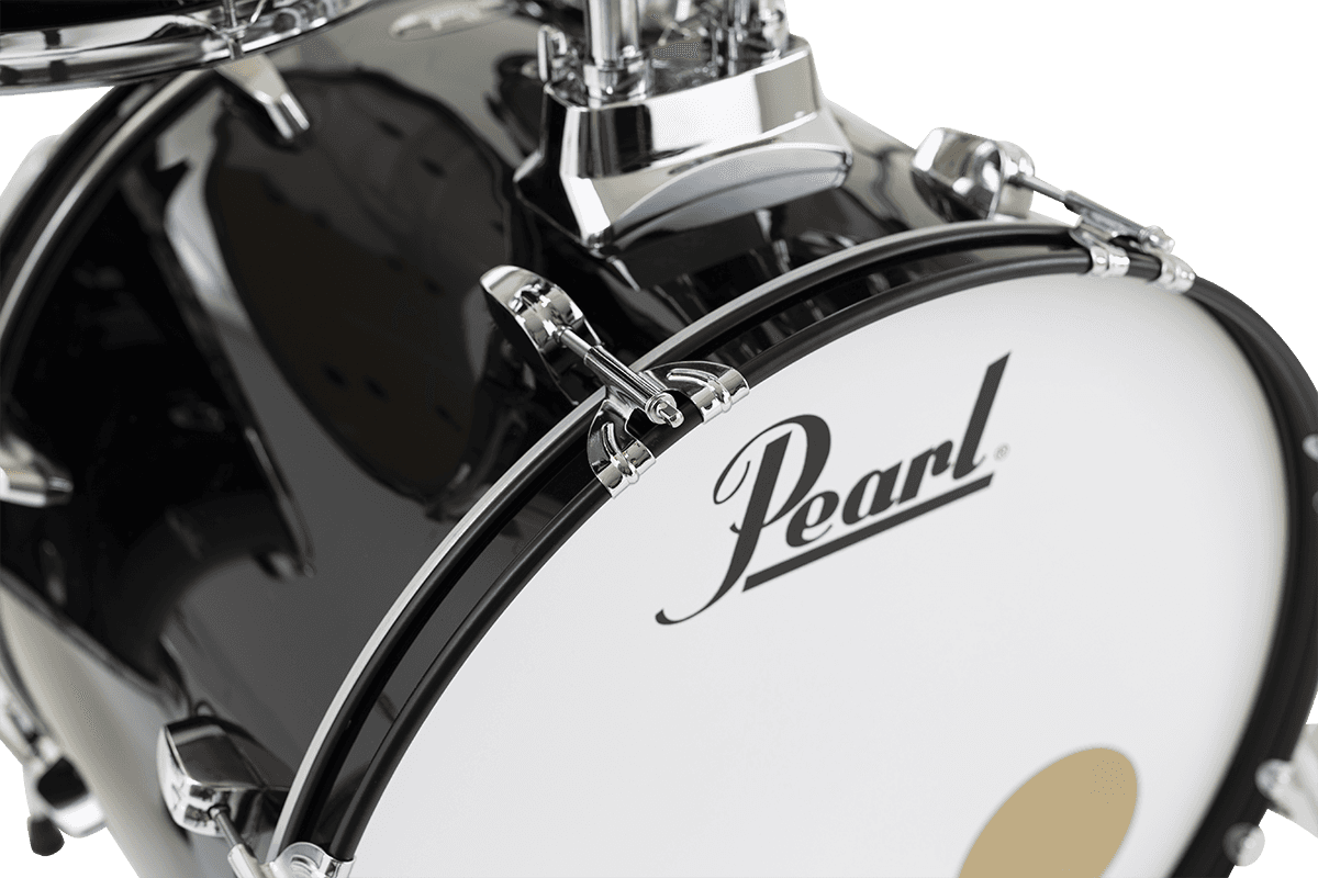 Pearl Roadshow Plus Rock 22'' + Pack Sabian Solar 3 Cymbales - 5 FÛts - Jet Black - Rock drumstel - Variation 2