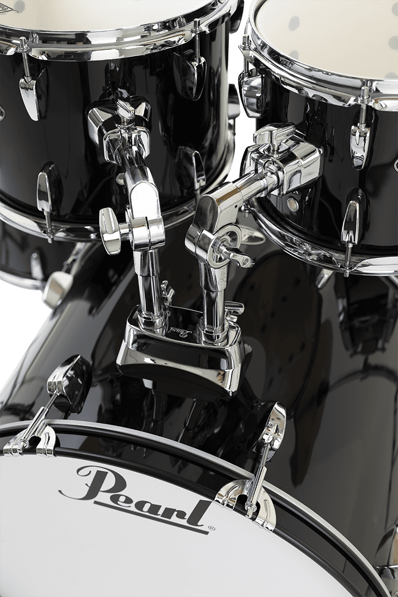 Pearl Roadshow Plus Rock 22'' + Pack Sabian Solar 3 Cymbales - 5 FÛts - Jet Black - Rock drumstel - Variation 3