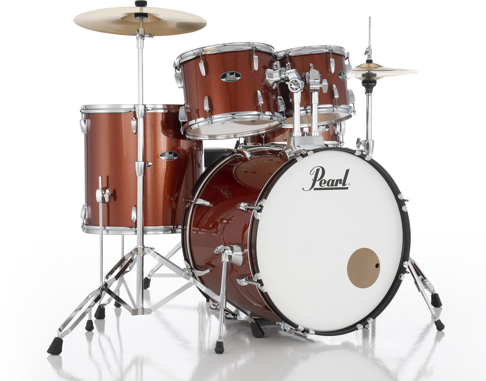 Pearl Roadshow Rock 22'' - 5 FÛts - Burnt Orange Sparkle - Rock drumstel - Variation 1