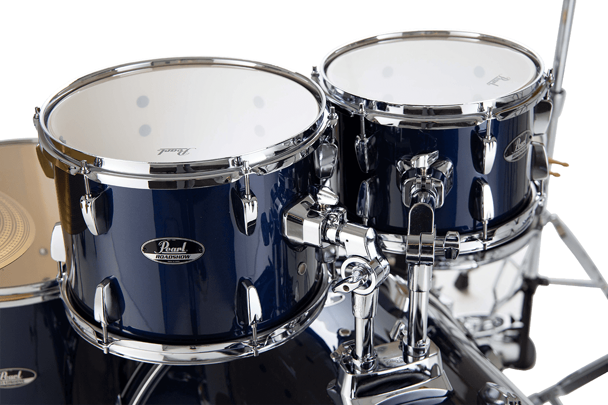 Pearl Roadshow Rock + B-50 + Pack Sabian Solar - Royal Blue Metallic - Rock drumstel - Variation 1