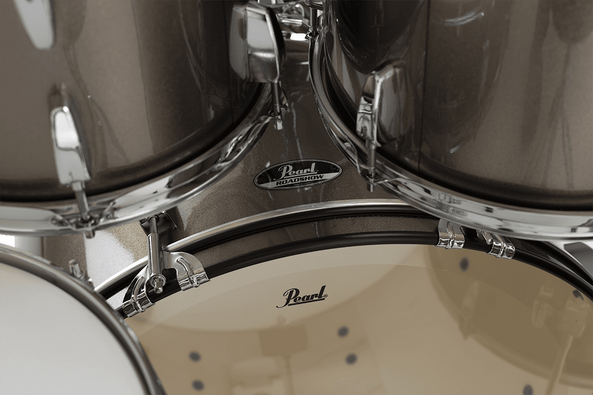 Pearl Roadshow Stage 22 + B-50 + Ride 20 Solar Bronze Metallic - Bronze Metallic - Rock drumstel - Variation 4