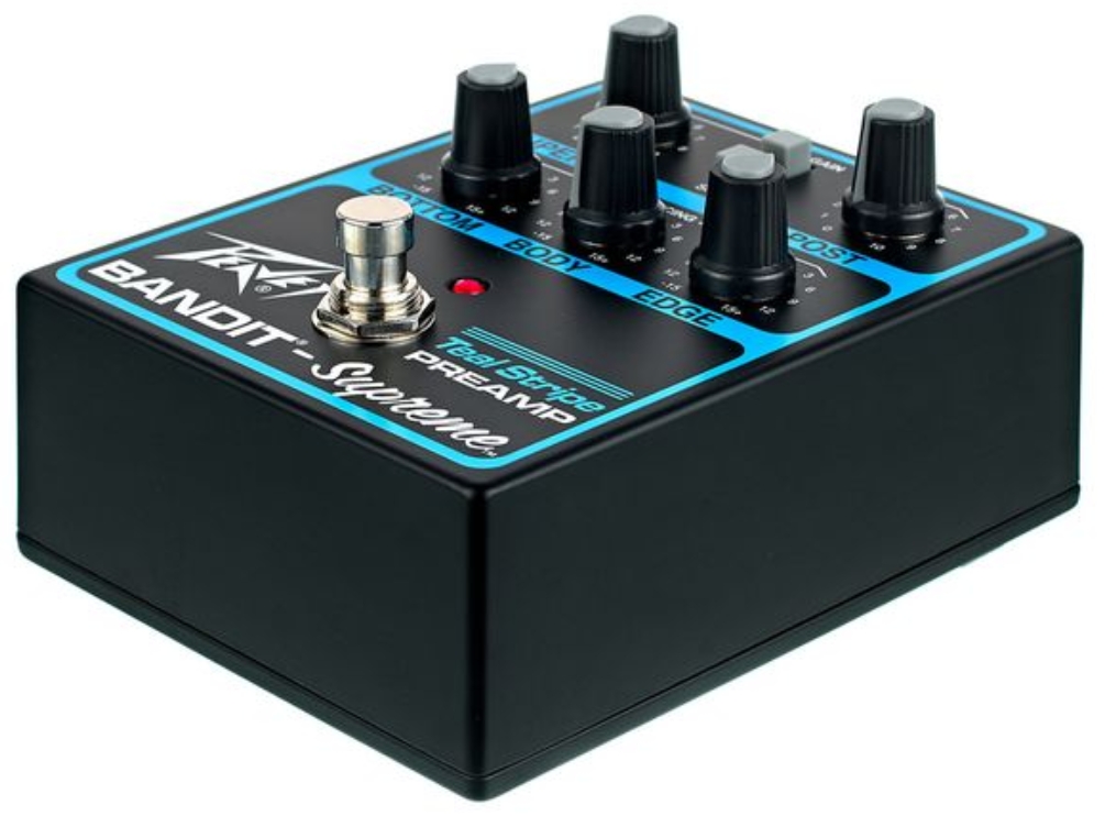 Peavey Bandit Supreme Teal Stripe Preamp Legacy - Overdrive/Distortion/fuzz effectpedaal - Variation 1