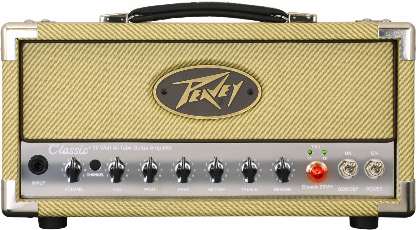 Peavey Classic 20 Mh Head 1-5-20w Tweed - Gitaarversterker top - Main picture