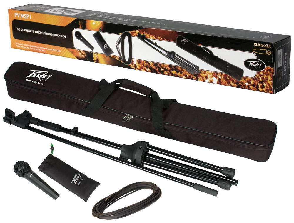 Peavey Msp1 Micro Pied Et Cable - Microfoon set met statief - Variation 1