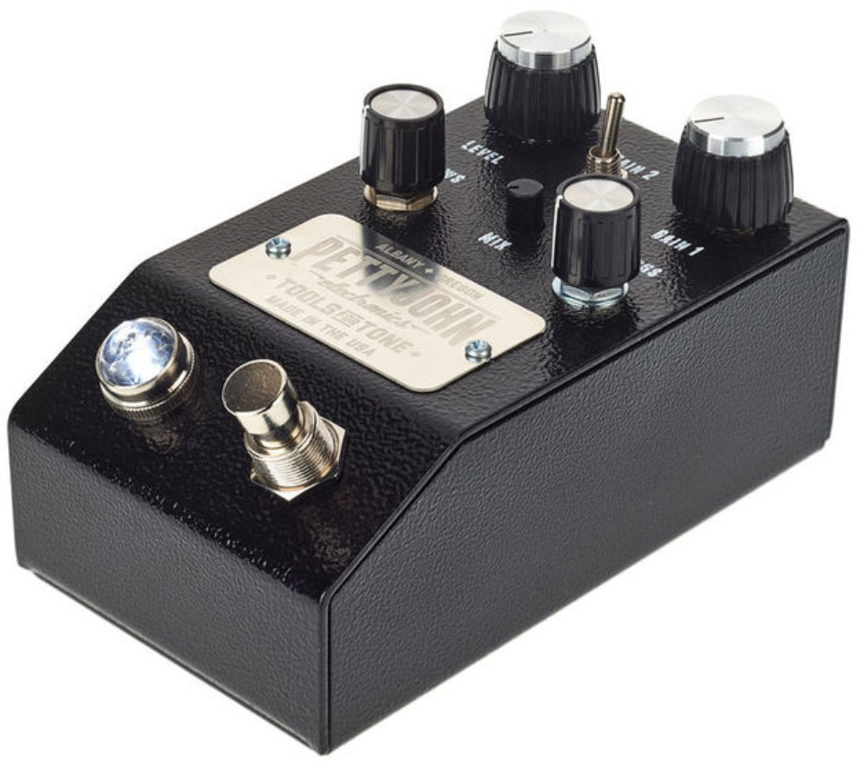 Overdrive/distortion/fuzz effectpedaal Pettyjohn electronics Fuze Distortion/Fuzz