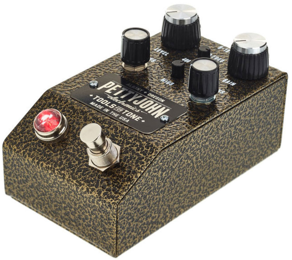 Pettyjohn Electronics Gold Overdrive - Overdrive/Distortion/fuzz effectpedaal - Variation 1