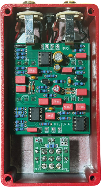 Pfx Circuits Hysteria Bass Distortion Fuzz - Overdrive/distortion/fuzz effectpedaal - Variation 3