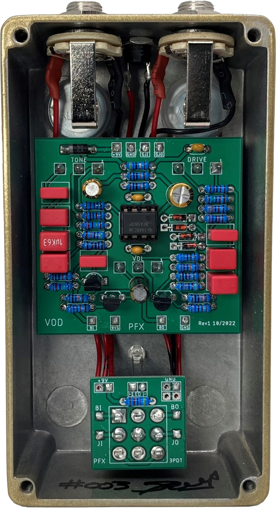 Pfx Circuits Julius Boost Overdrive - Overdrive/Distortion/fuzz effectpedaal - Variation 3