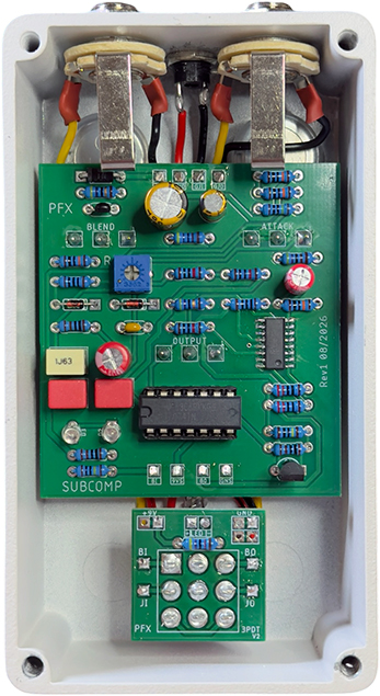 Pfx Circuits Komp-b Bass Compressor - Compressor/sustain/noise gate effectpedaal bass - Variation 3